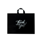 16 x 12.5, 2.35 Mil Thank You Shopping Bag with Loop Handles and 5" Bottom Gusset Shopping Bag Pack of 60 - Infinite Pack